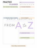 Dance Practice Planner Pack | Daily, Weekly, Formations + Reflection