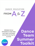 Dance Team Summer Toolkit | Editable Canva Conditioning Packet & Summer Training Program