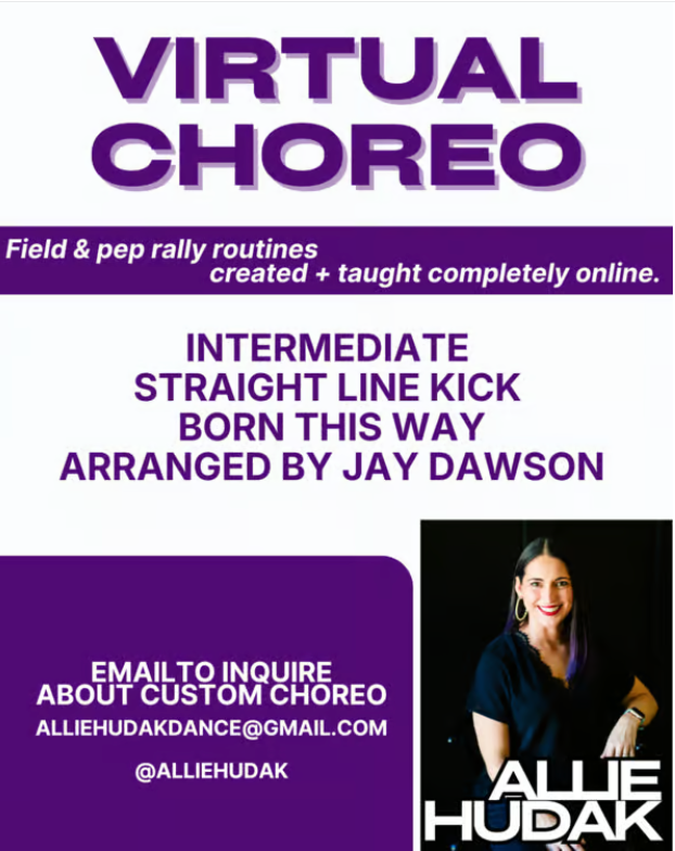 Straight Line Kick Routine (Intermediate) | “Born This Way” | Drill Team | Pom