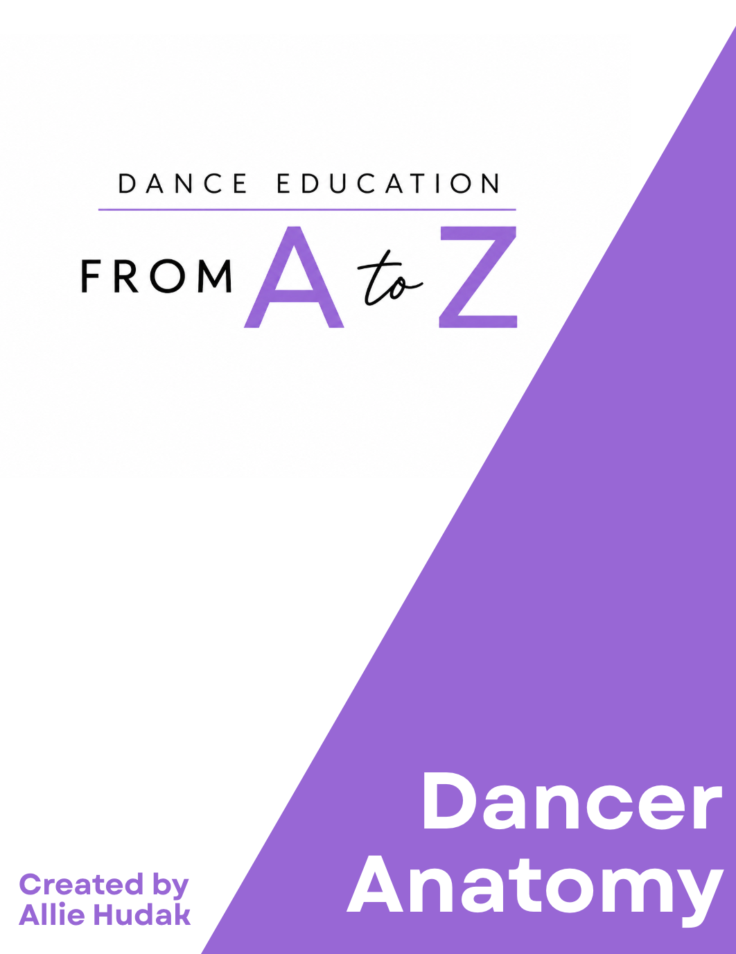 Anatomy for Dancers Workbook | Dance Health, Wellness & Injury Prevention | Printable PDF