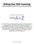 Sitting Out, Still Learning | FREE Dance Observation Worksheets
