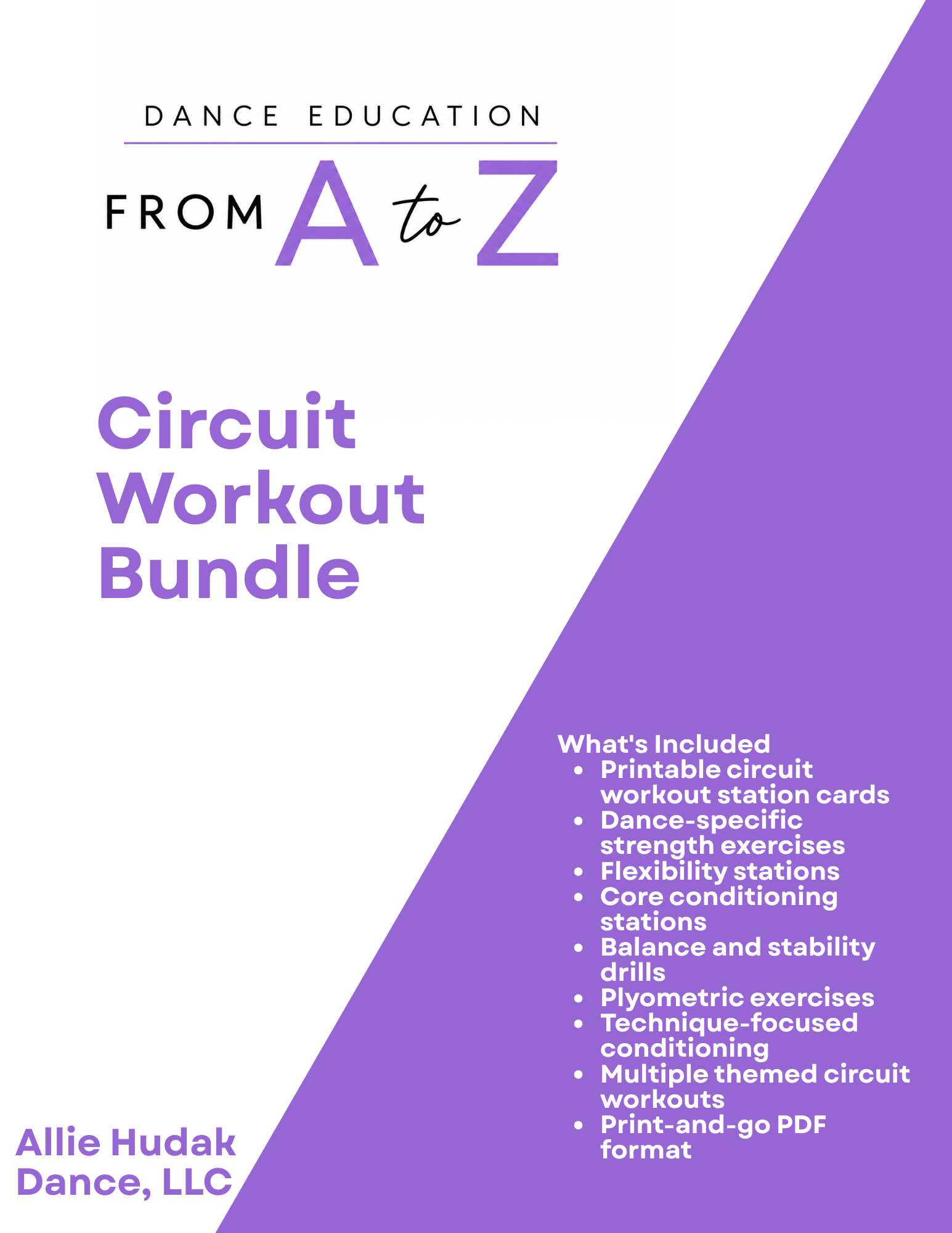 Dance Circuit Workout Cards Bundle | Printable Strength & Conditioning Stations