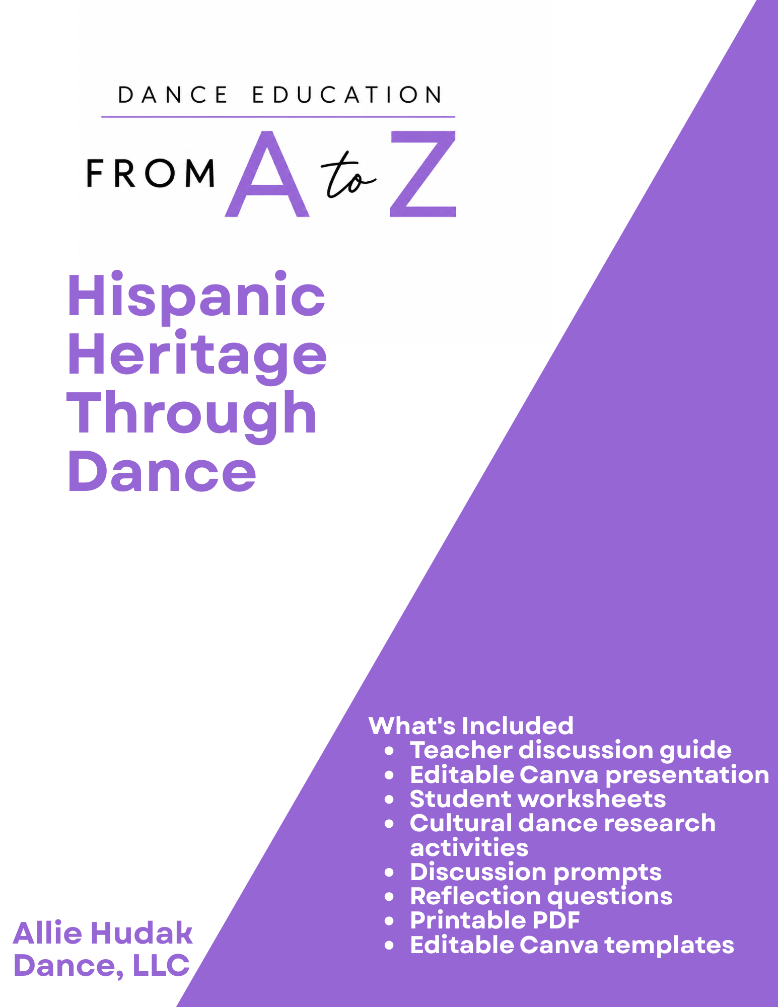 Editable Cultural Dance Lesson | Hispanic Heritage Month Dance Unit